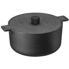 Nалежне для запікання, SKEPP, Noir 5 л — жаростійке скляне блюдо з кришкою для духовки