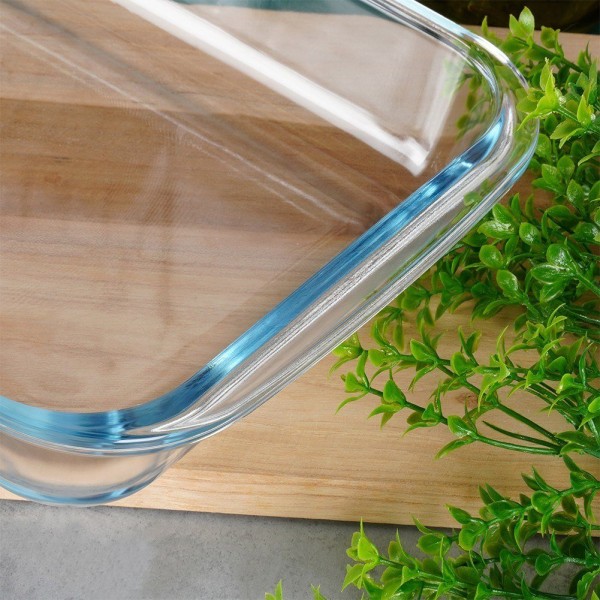 Жароміцне скляне Naczynie VILDE 259611 для запікання 34.5×20.5×5 см, 2.2 л (в духовці)