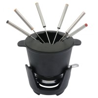 Zestaw do fondue KiNGHOFF KH-1195 żeliwny dla 6 osób do domowego użytku