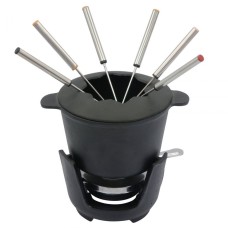 Zestaw do fondue KiNGHOFF KH-1195 żeliwny dla 6 osób do domowego użytku