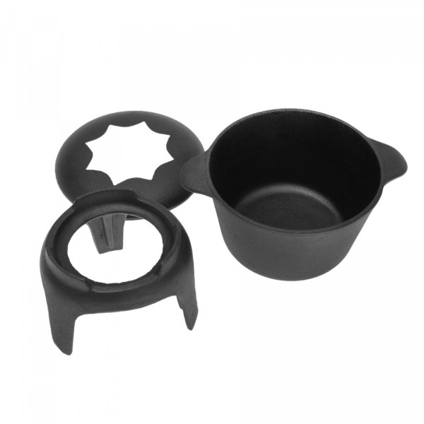 Zestaw do fondue KiNGHOFF KH-1195 żeliwny dla 6 osób do domowego użytku