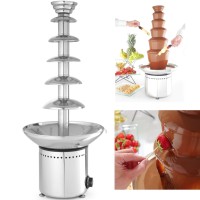 Фонтан для шоколаду Hendi 274163, 6 рівнів, сталева, 300 Вт, для фондю Фонтан для шоколаду Hendi 274163, 6 рівнів, сталева, 300 Вт, для фондю