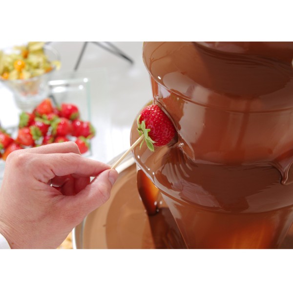Фонтан для шоколаду Hendi 274163, 6 рівнів, сталева, 300 Вт, для фондю Фонтан для шоколаду Hendi 274163, 6 рівнів, сталева, 300 Вт, для фондю