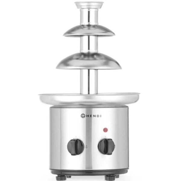 Фонтан для шоколадного фондю Hendi 274101 сталевий 170W для солодких столів Фонтан для шоколадного фондю Hendi 274101 сталевий 170W для солодких столів