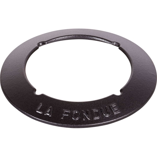 Zestaw do fondue Staub 16 cm czarny – naczynie do serów, czekolady i mięs