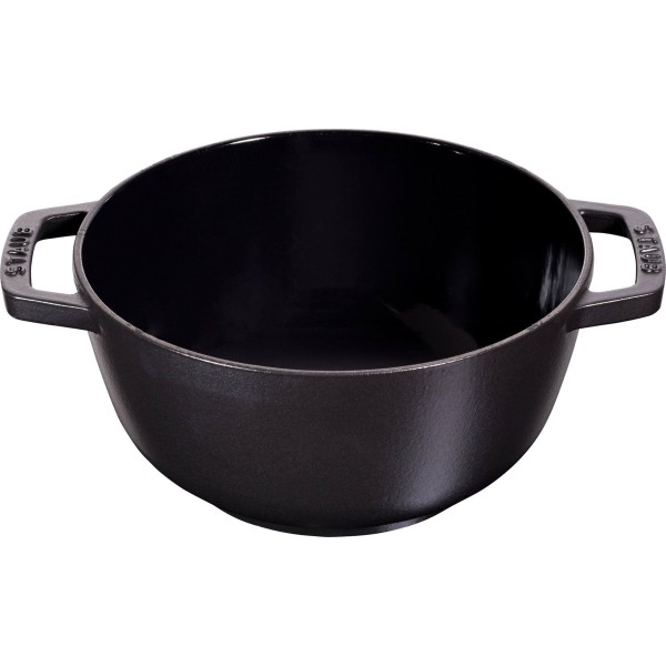 Zestaw do fondue Staub 18 cm Czarny – idealny do serowego i czekoladowego fondue