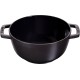 Zestaw do fondue Staub 18 cm Czarny – idealny do serowego i czekoladowego fondue