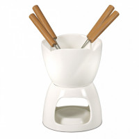 НАБІР ДЛЯ ШОКОЛАДНОГО ФОНДЮ + ВИДЕЛЬКИ BANQUET BIANCA