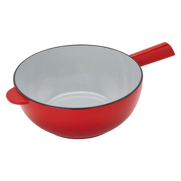 Zestaw do fondue Zwilling 20 cm czerwony do serów i czekolady