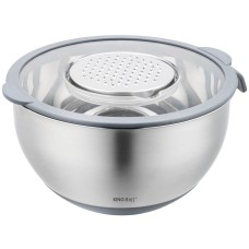 Miska kuchenna Kinghoff KH-1862 wielofunkcyjna z tarką do warzyw 24 cm 5L 5 el. do przygotowywania i krojenia potraw