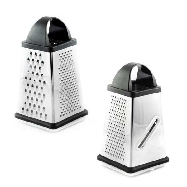 Саджалка/Терка, Brubneste BB-1506, 4-ріжкова терка з контейнером для натирання продуктів (кухня) Саджалка/Терка, Brubneste BB-1506, 4-ріжкова терка з контейнером для натирання продуктів (кухня)