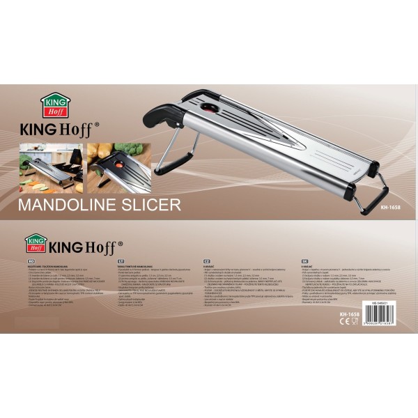 Mandolina do warzyw Kinghoff KH-1658, do krojenia w plastry i paski