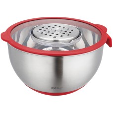 Miska Kuchenna Kinghoff KH-1889 wielofunkcyjna 24cm 5L z tarką do warzyw, zestaw 5 el. do wygodnego przygotowywania posiłków