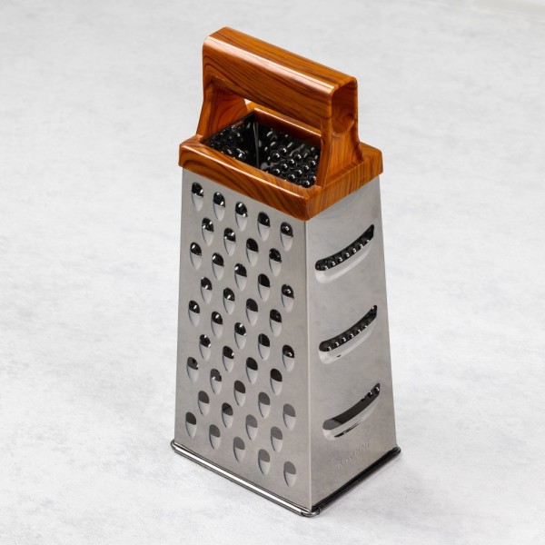 Терка кухонна Kinghoff KH-4083, 4-ріжкова, для овочів, 23 см, для подрібнення та нарізання
