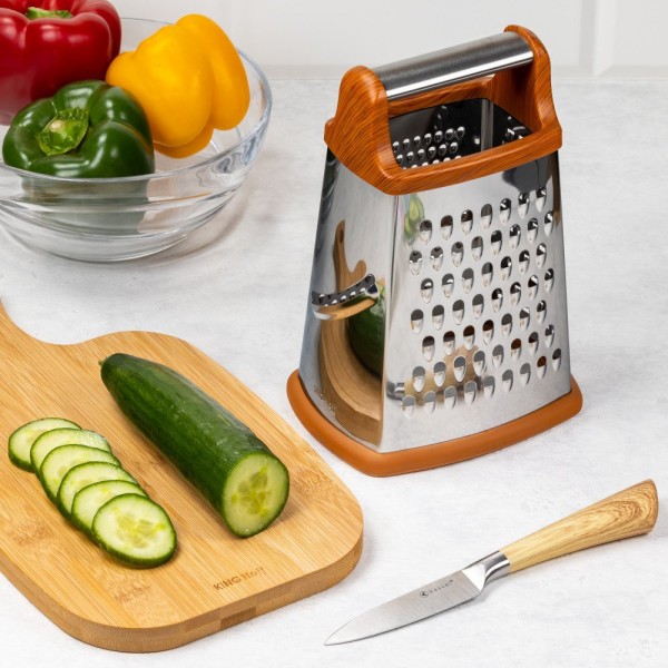 Tarka 4-krawędziowa Kinghoff KH-4088 do warzyw 23 cm, idealna do szybkiego krojenia warzyw