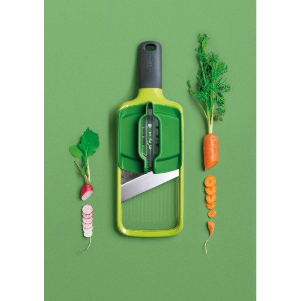 Мандоліна, JJ, Mandoline zielo, для нарізки овочів швидко та акуратно