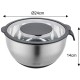 Miska kuchenna Kinghoff KH-1861 z tarką do warzyw 24cm 5L 5 el. do przygotowywania potraw