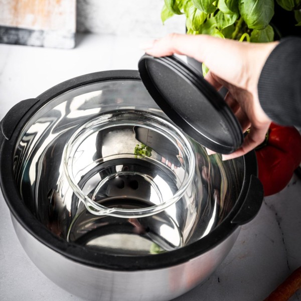 Miska kuchenna Kinghoff KH-1861 z tarką do warzyw 24cm 5L 5 el. do przygotowywania potraw