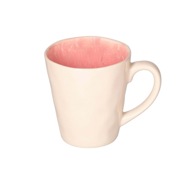 Zestaw 4 kubków Rose&Tulipani Concerto Fuse Rosa 360 ml do codziennego użytku