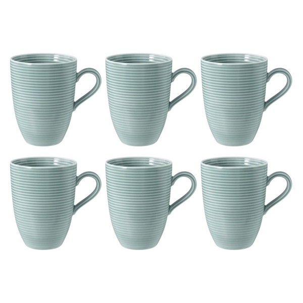 Набір чашок Seltmann Beat Color Glaze 350 мл, 6 шт, для щоденного використання