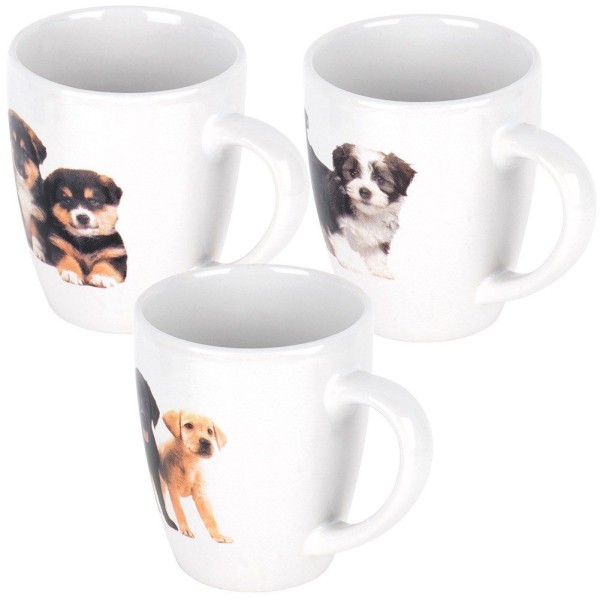 Набір керамічних чашок для кави й чаю EH EXCELLENT HOUSEWARE 139700 (220 мл, 3 шт.)