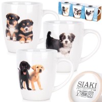 Набір керамічних чашок для кави й чаю EH EXCELLENT HOUSEWARE 139700 (220 мл, 3 шт.)