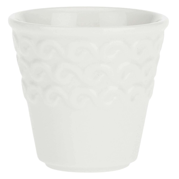 Zestaw 6 kubków do kawy La Porcellana Bianca Momenti 75 ml - do serwowania espresso