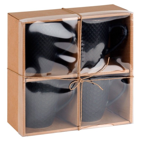 Набір керамічних чашок VILDE 139673 (400 мл, 4 шт.)