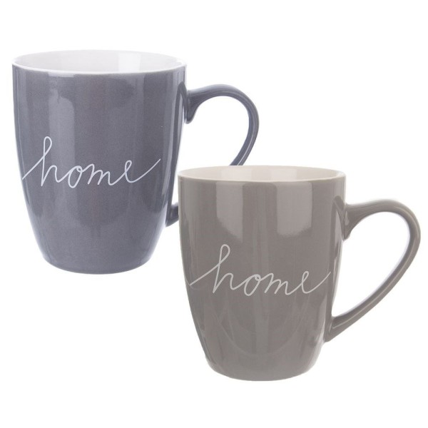 Набір великих порцелянових чашок Orion 128824 (380 мл, 2 шт)