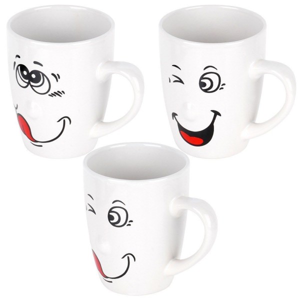 Набір чашок для кави й чаю VILDE 139699 (6 шт, 350 мл)