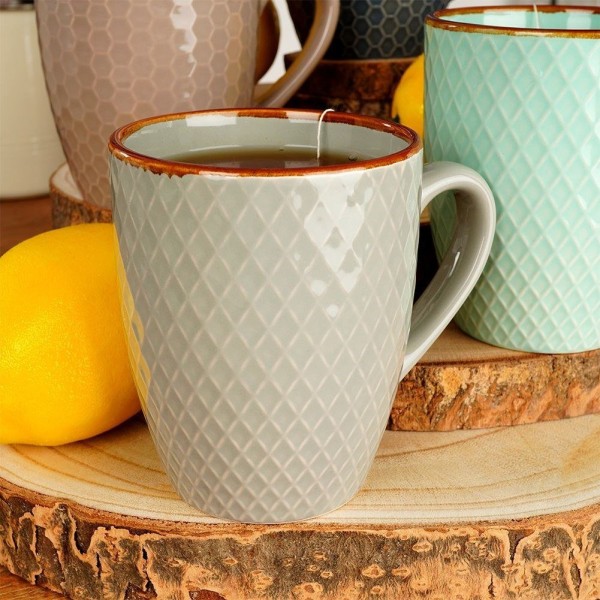 набір керамічних кухлів для кави та чаю SIAKI COLLECTION 139117 (270 мл, 4 шт.)