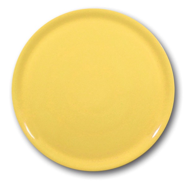 Talerze do pizzy Speciale wytrzymałe porcelanowe żółte 330mm, zestaw 6 sztuk do serwowania pizzy