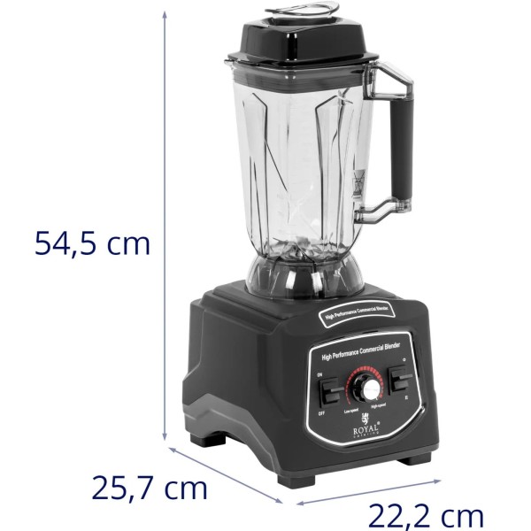 Blender kielichowy 1680 W 24500 obr./min 2.5 l do miksowania i blendowania