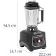 Blender kielichowy 1680 W 24500 obr./min 2.5 l do miksowania i blendowania