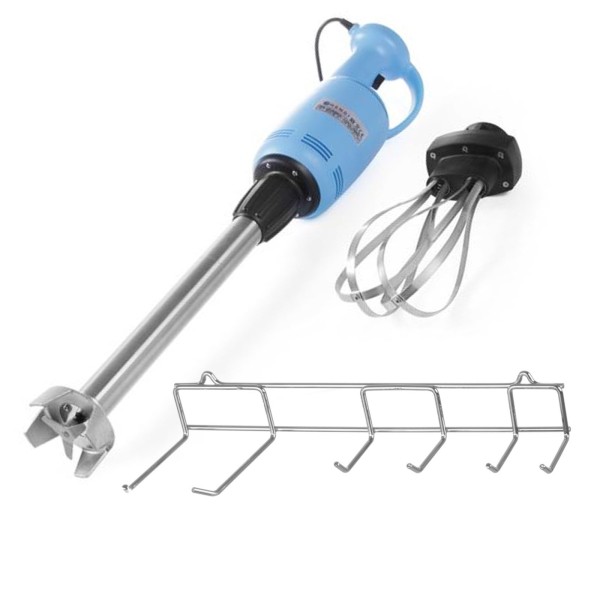 Blender mikser ręczny Hendi 224014 2w1 400W zestaw z trzepaczką i wieszakiem do kuchni