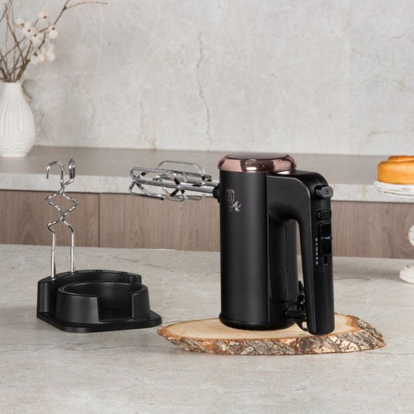 Mikser ręczny BerlingerHaus Black Rose BH-9475 300W ze stojakiem do kuchni