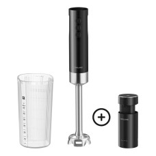 Bezprzewodowy blender ręczny Zwilling Xtend zestaw startowy z baterią czarny do kuchni