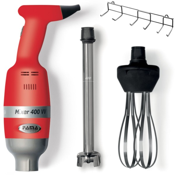 Blender ręczny Hendi 224380 2w1 z trzepaczką i wieszakiem 400W do kuchni