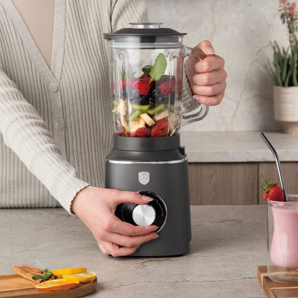Blender kielichowy Berlinger Haus BH-9539 antracyt do miksowania i blendowania