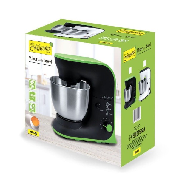 Планетарний міксер Maestro MR-559-BK (чаша 4.2 л)