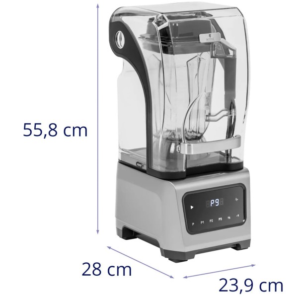 Blender kielichowy 2.5 l 1680 W z obudową wyciszającą i cyfrowym panelem do miksowania i blendowania