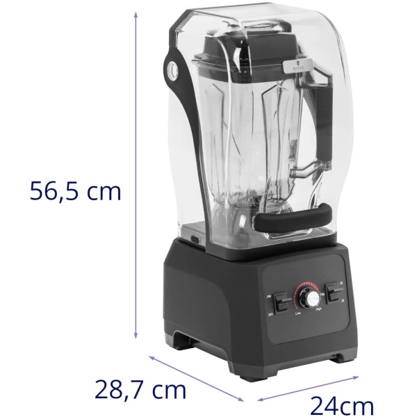 Blender kielichowy 1680 W 2,5 l z obudową wyciszającą, 24500 obr./min
