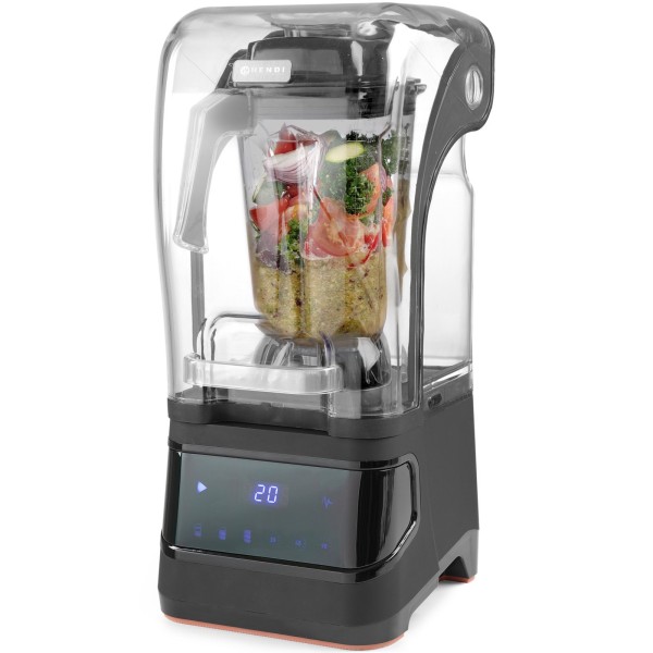 Blender kielichowy Hendi 230695 cyfrowy 2.5L 230V z wyciszającą obudową do kuchni profesjonalnej