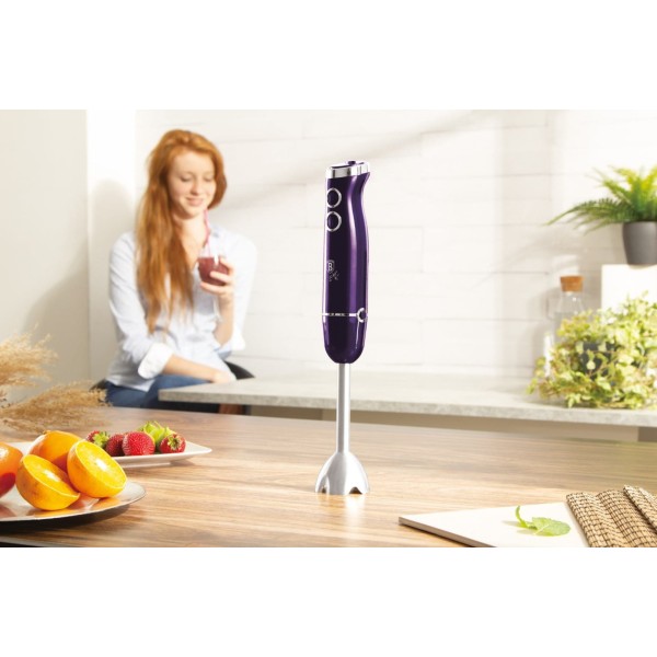 Ручний блендер Berlinger Haus Purple Eclipse BH-9381, 500W для приготування смузі та соусів