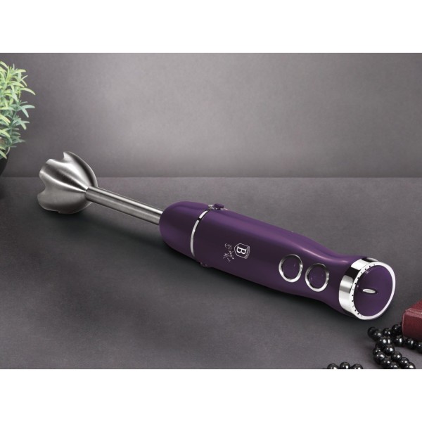 Ручний блендер Berlinger Haus Purple Eclipse BH-9381, 500W для приготування смузі та соусів
