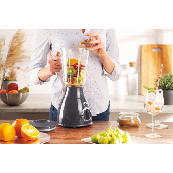 Blender kielichowy Berlinger Haus Carbon Pro BH-9284 do przygotowywania koktajli i zup