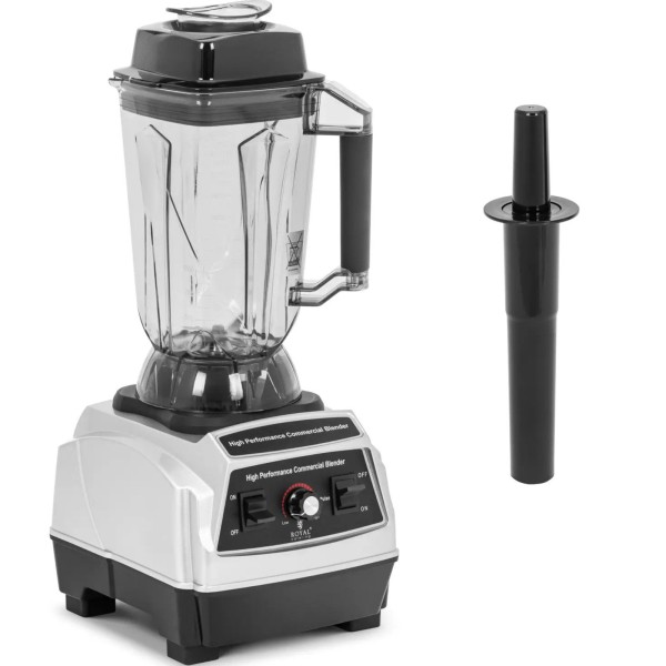 Blender kielichowy 1500W 2L 24500 obr./min z trybem pulsacyjnym do miksowania i rozdrabniania