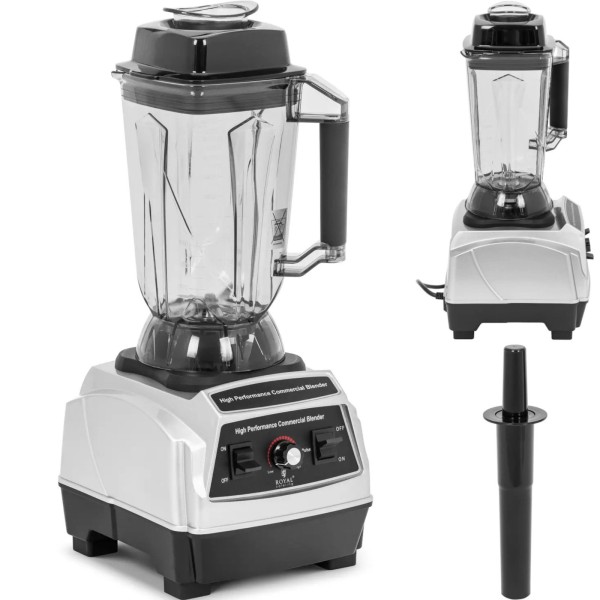 Blender kielichowy 1500W 2L 24500 obr./min z trybem pulsacyjnym do miksowania i rozdrabniania