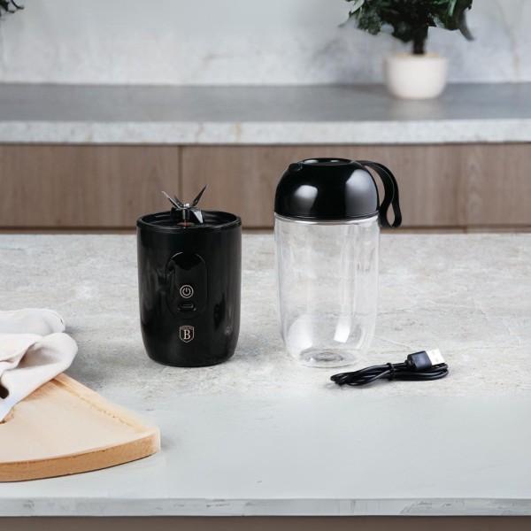 Кухонний блендер BerlingerHaus BH-9507 Black Rose Collection з USB для швидкого приготування напоїв та соусів