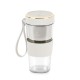 Блендер Mini FashionTv FTV-0177, портативний USB, матовий кремовий із золотом для приготування коктейлів